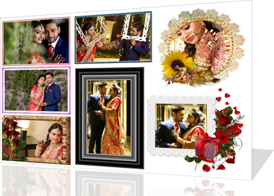 Automatic Wedding Album Designing Software developing company. Picasso Album Designing Software By Satyam Film Karizma Photo Album Software, Digital Photo Album Making Software, PSD Templates, Photo Making Software, Single software solution for making professional album for Wedding, Pre-Wedding, Baby Shower, Birthday, Holidays, School and many more events. Create professional album, Simple Photo Books, Calendar, Invitation, Magazine, Brouchers, ID-Cards, Mug Print, T-shirts, Collage Making, Greeting Card, Banner, Gift Design, Passport Package, Visiting Card and many more... Auto Page Maker, Auto DM, Auto Indian Vidhi Album Maker, The power of endless creativity Wedding album designs in minutes with the help of ready template designs, thousands of layout combinations, inbuilt designing material like backgrounds, cliparts, ready titles, text Ready to use Album Sizes for renowned Labs. Supports Custom Album size creation for flexible designing. EDIUS X Pro, Wedding Services, Satyam Film